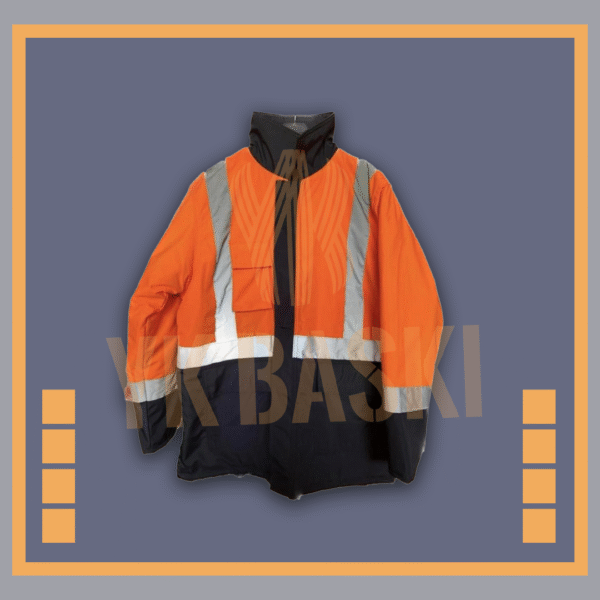 Turuncu Lacivert Yerli Parka