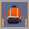 Turuncu Lacivert Yerli Parka