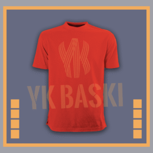 Kırmızı Bisiklet Yaka Tişört