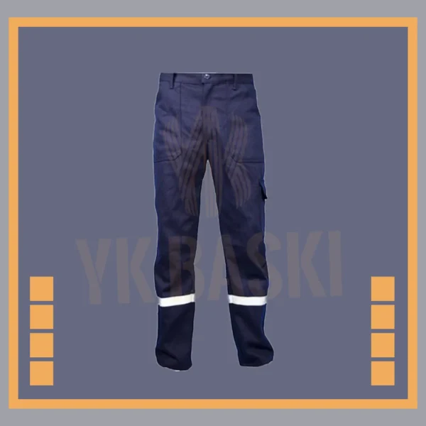 16/12 gabardin iş pantolonu, lacivert renk, dayanıklı, rahat ve iş güvenliği standartlarına uygun iş pantolonu