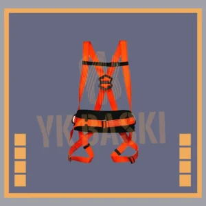 Endüstriyel iş güvenliği emniyet kemeri, siyah, dayanıklı malzeme