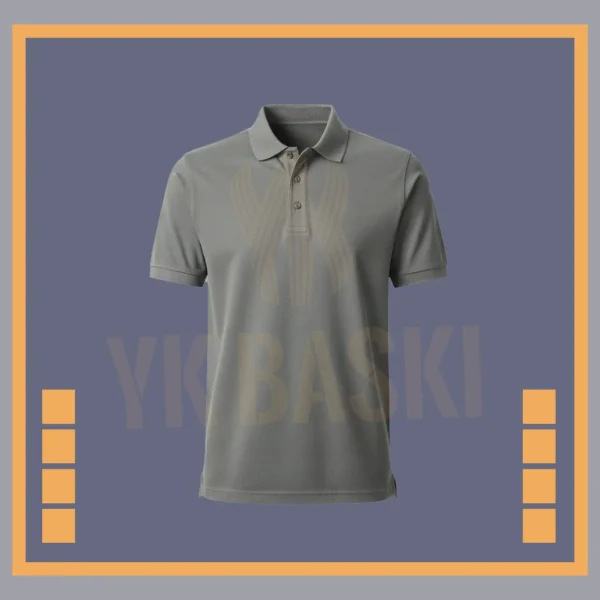 Gri Polo T-Shirt