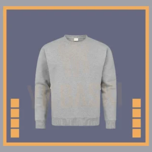 Gri Bisiklet Yaka İş Sweatshirt – Dayanıklı ve Konforlu Çalışma Üstü