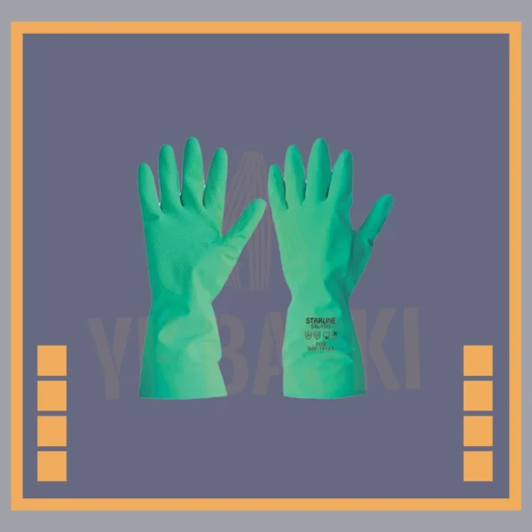 Kimyasal eldiven, dayanıklı, iş güvenliği standartlarına uygun ve kimyasallara karşı koruma sağlayan eldiven