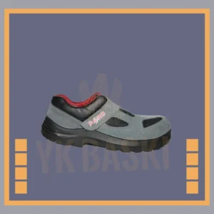 Pars 114 S1P, çelik burunlu ve delinme dirençli tabana sahip siyah iş ayakkabısı.